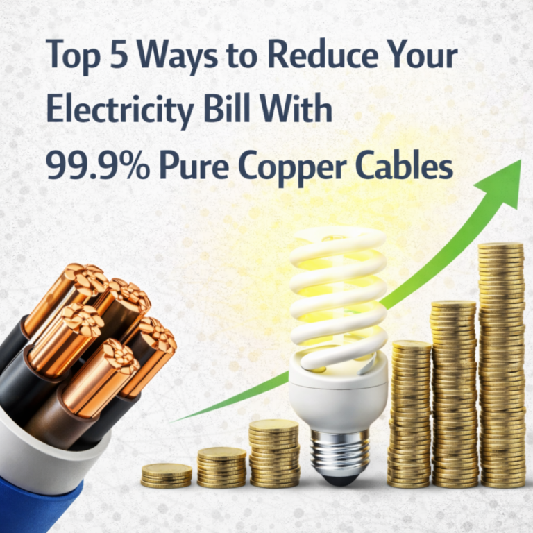 Top 5 Ways to Reduce Your Electricity Bill With 99.9% Pure Copper Cables